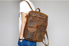 Cool Brown Leather Mens 14