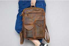 Cool Brown Leather Mens 14
