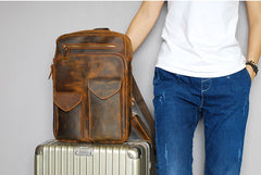 Cool Brown Leather Mens 14