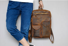 Cool Brown Leather Mens 14