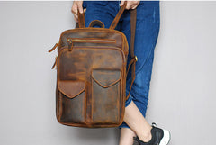 Cool Brown Leather Mens 14