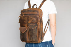 Cool Brown Leather Mens 14