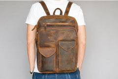 Cool Brown Leather Mens 14