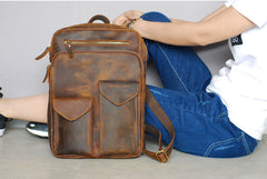 Cool Brown Leather Mens 14