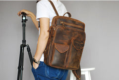 Cool Brown Leather Mens 14