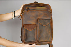 Cool Brown Leather Mens 14