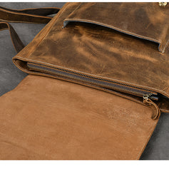 Brown Leather Mens 14