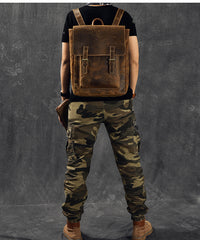 Brown Leather Mens 14
