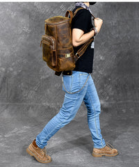 Brown Leather Mens 14