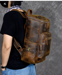 Brown Leather Mens 14
