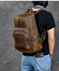 Brown Leather Mens 14