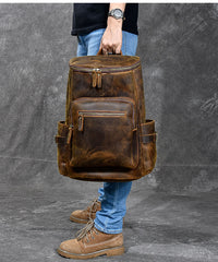 Brown Leather Mens 14