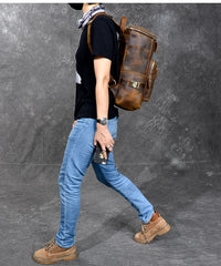 Brown Leather Mens 14