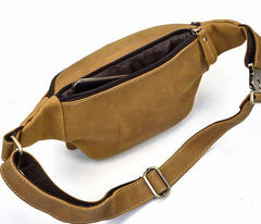 COOL LEATHER MENS FANNY PACK FOR MEN BUMBAG Vintage WAIST BAGS for Men - iwalletsmen