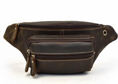 COOL LEATHER MENS FANNY PACK FOR MEN BUMBAG Vintage WAIST BAGS for Men - iwalletsmen