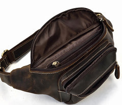 COOL LEATHER MENS FANNY PACK FOR MEN BUMBAG Vintage WAIST BAGS for Men - iwalletsmen