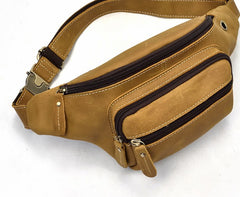 COOL LEATHER MENS FANNY PACK FOR MEN BUMBAG Vintage WAIST BAGS for Men - iwalletsmen