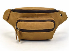 COOL LEATHER MENS FANNY PACK FOR MEN BUMBAG Vintage WAIST BAGS for Men - iwalletsmen