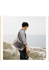 Canvas Mens 14 inches Side Bag Canvas Messenger Bags Canvas Travel Large Courier Bags for Men - iwalletsmen