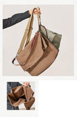 Canvas Mens 14 inches Side Bags Canvas Satchel Messenger Bags Canvas Travel Courier Bag for Men - iwalletsmen