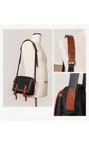 Cool Nylon Mens Small Side Bag Satchel Messenger Bag Courier Bag Postman Bag for Men Women - iwalletsmen