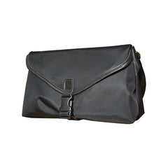 Fashion Nylon Mens Black Side Bag Courier Bag Postman Bag Nylon Messenger Bag for Men Women - iwalletsmen