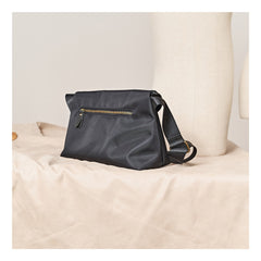 Fashion Nylon Mens Black Side Bag Courier Bag Postman Bag Nylon Messenger Bag for Men Women - iwalletsmen