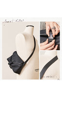 Fashion Nylon Mens Black Side Bag Courier Bag Postman Bag Nylon Messenger Bag for Men Women - iwalletsmen