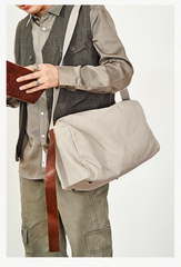 Canvas Cool Mens Side Bag Canvas Messenger Bags Canvas Travel Courier Bag for Men Women - iwalletsmen