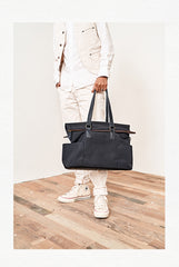 Cool Black Nylon Mens 15 inches Large Messenger Bag Briefcase Handbag Nylon Travel Green Shoulder Bag for Men - iwalletsmen