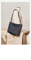 Fashion Nylon Mens Womens Black Tote Shoulder Bag Messenger Bag Messenger Tote Bag for Men Women - iwalletsmen
