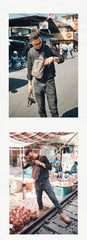Canvas Leather Mens Gray Sling Backpacks Brown Chest Bag Sling Pack Sling Bag For Men - iwalletsmen