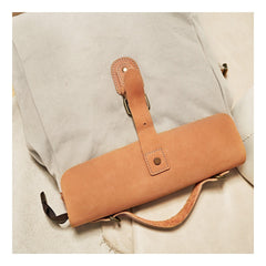 Canvas Leather Mens Womens Backpack Messenger Backpack Satchel Bag Canvas School Backpack for Men Women - iwalletsmen