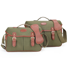 Green Washed CANVAS MENSCANON CAMERA Side Bag NIKON CAMERA Shoulder BAG DSLR CAMERA Messenger BAG FOR MEN - iwalletsmen