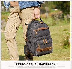 GREEN LARGE CANVAS WATERPROOF MENS CANON CAMERA BACKPACK NIKON CAMERA BAG DSLR CAMERA BAG FOR MEN - iwalletsmen