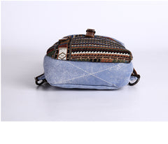 Canvas Mens Folk Gray Chest Bag One Shoulder Backpack Gray Sling Bag for Men - iwalletsmen