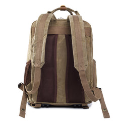 Green LARGE CANVAS WATERPROOF 15'' MENS DSLR CAMERA BAG CANON CAMERA BACKPACK NIKON CAMERA BAG FOR Women - iwalletsmen