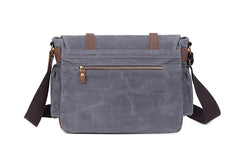 Canvas Leather Mens Waterproof 14'' Green CANON CAMERA Khaki Messenger Bag NIKON CAMERA Side BAG Gray DSLR CAMERA BAG - iwalletsmen
