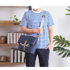 Oxford fabric Mens Side Bag Blue Handbag Tote Bag Messenger Bag Tote For Men - iwalletsmen
