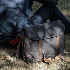 Canvas Messenger Bag for men Vintage Handbag Shoulder Bag for men