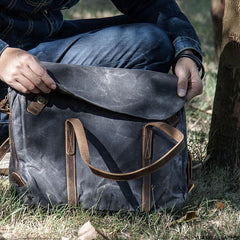 Canvas Messenger Bag for men Vintage Handbag Shoulder Bag for men
