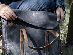 Canvas Messenger Bag for men Vintage Handbag Shoulder Bag for men