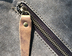 Canvas Small Messenger Bag for men Vintage Shoulder Bag for men
