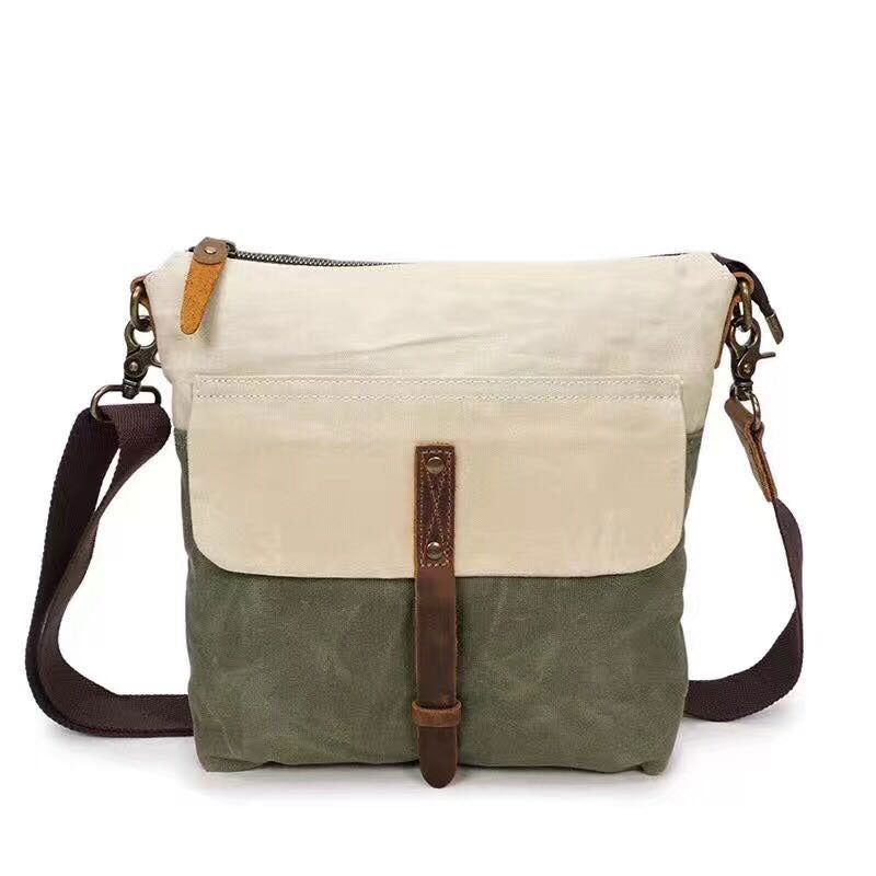 Canvas Small Messenger Bag, Men's Shoulder Bags