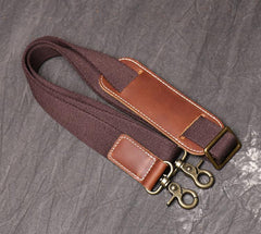 Casual Brown Leather Men's Small Overnight Bag Travel Bag Luggage Brown Weekender Bag For Men - iwalletsmen