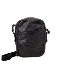 Casual Coffee Leather Men Vertical Side Bag Green Small Messenger Bag Black Courier Bag For Men - iwalletsmen