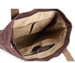 Casual Canvas Leather Womens Mens Large White Tote Bag Shoulder Bag Khaki Tote Purse For Women - iwalletsmen