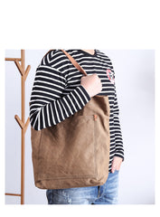 Casual Canvas Mens Womens Large Handbag Tote Bag Shoulder Bag Messenger Bag For Men - iwalletsmen