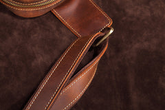 Casual Leather One Shoulder Backpack Chest Bag Sling Bag Sling Crossbody Bag For Men - iwalletsmen