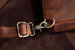 Casual Leather One Shoulder Backpack Chest Bag Sling Bag Sling Crossbody Bag For Men - iwalletsmen